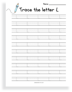 Letter Tracing Worksheets (A-Z)