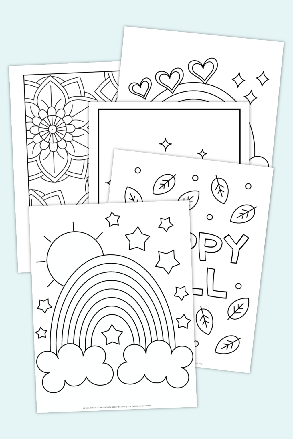 printable-coloring-pages - Lemons and Lattes