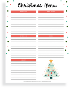 Cute Printable Christmas Planner Pages