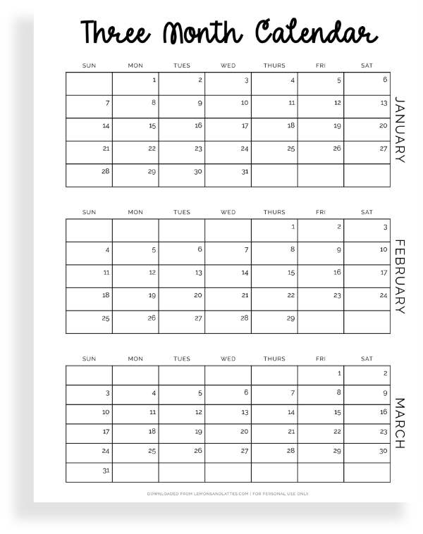 quarter one calendar