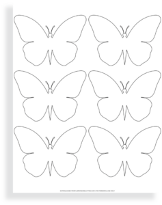 40 Free Printable Butterfly Outlines for Kids' Crafts