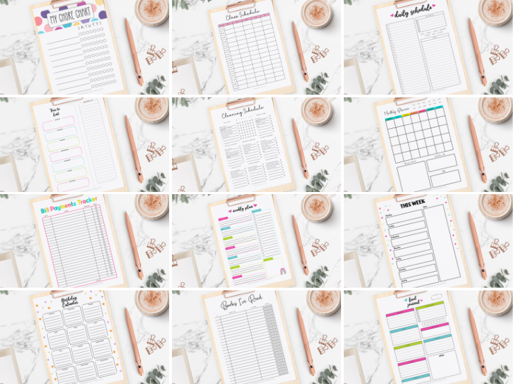 Free Printables for Organization