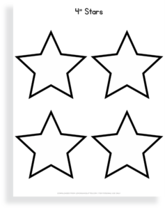 38 Printable Star Templates for Crafts and More