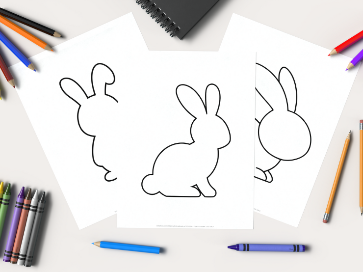 easter bunny templates