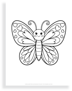 40 Free Printable Butterfly Outlines for Kids' Crafts