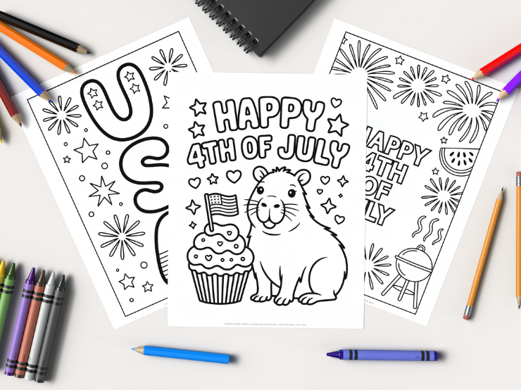 12 Cute 4th of July Coloring Pages You Have to Print