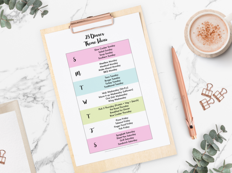 Free Meal Planning Printables to Make Dinnertime Easier