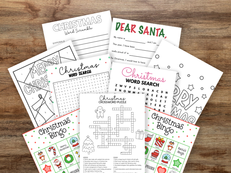 Free Printable Christmas Activities for Kids