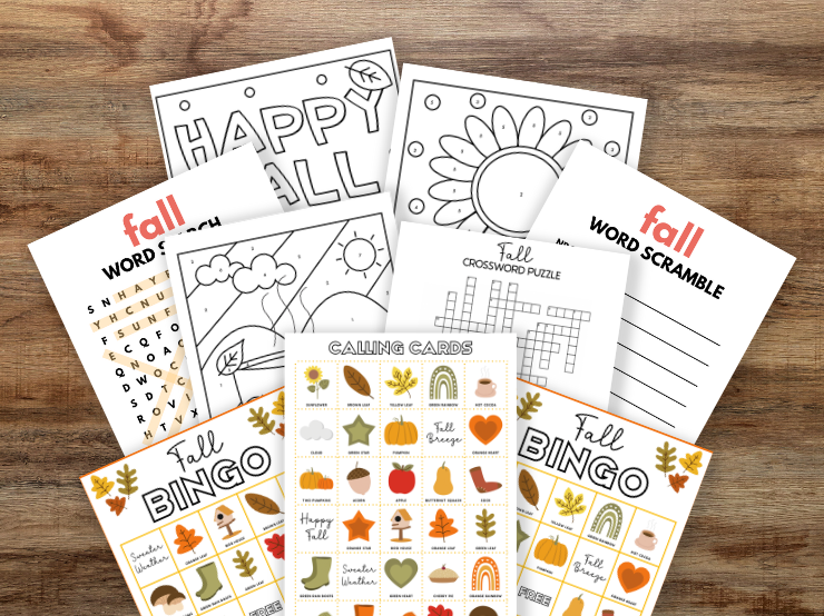 Free Printable Fall Activities for Kids
