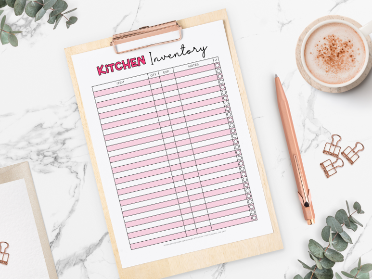 Free Kitchen Inventory Printables