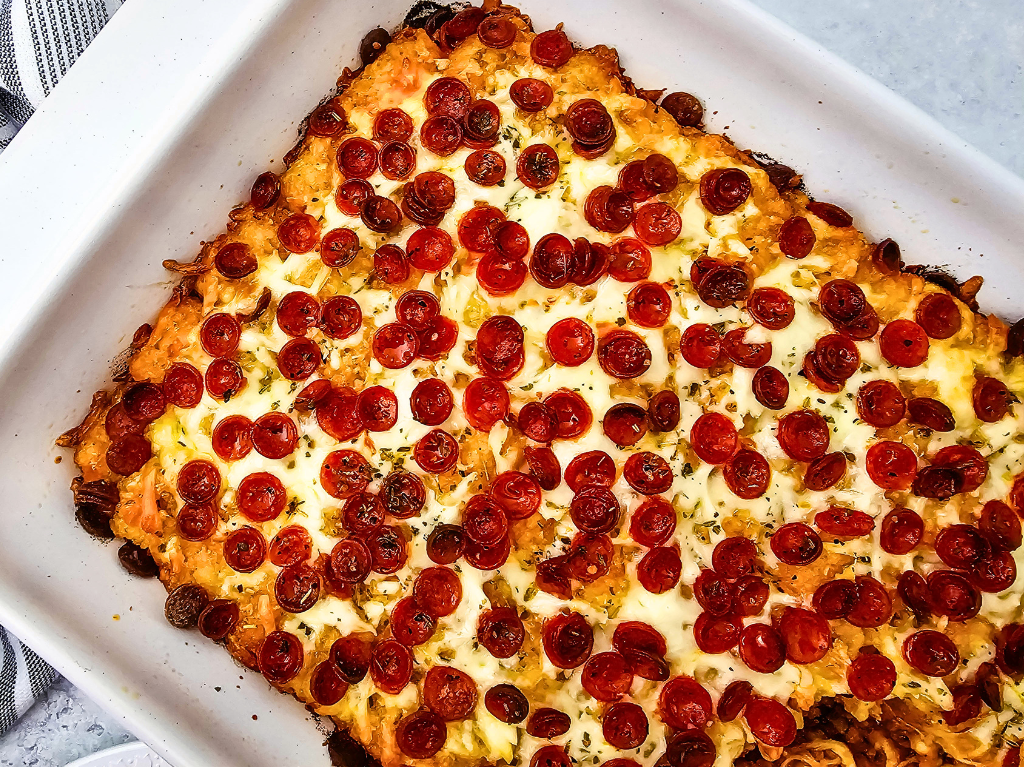 Easy Pizza Tater Tot Casserole