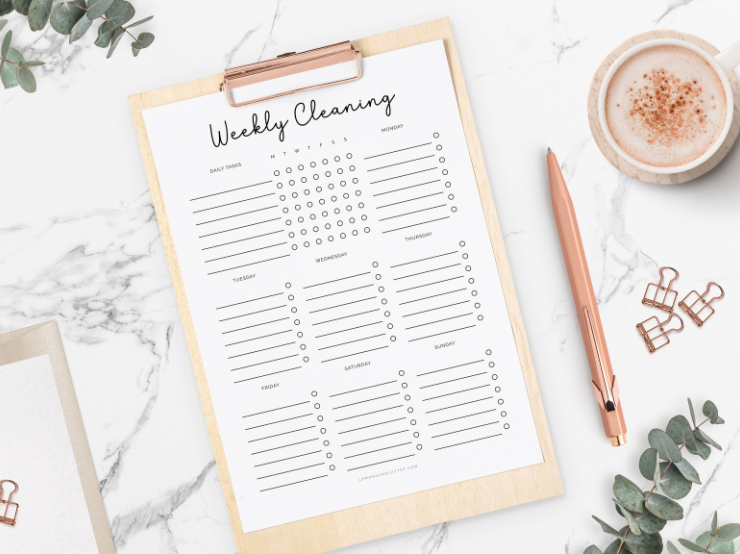 Free Printable Blank Cleaning Checklist Templates