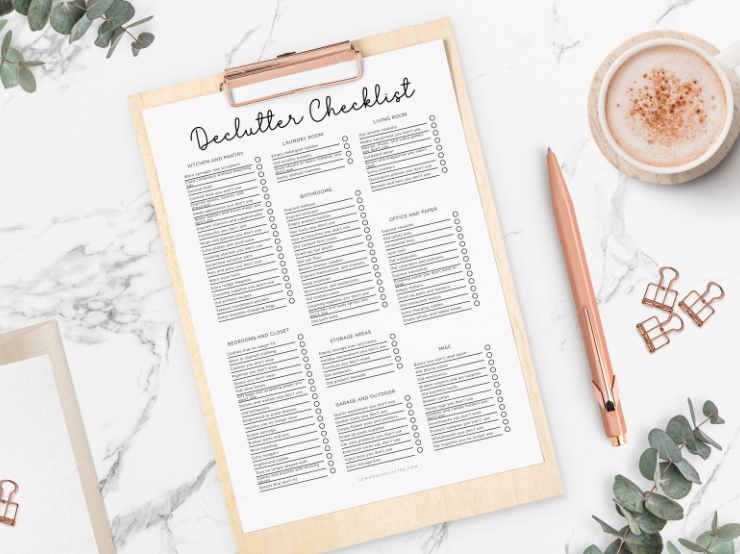 Declutter Checklist: 100+ Things to Get Rid of